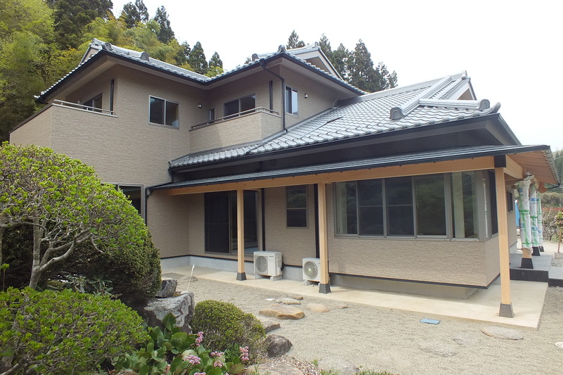 新築工事現場完成